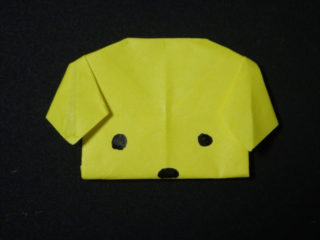 折り紙で犬の簡単な折り方
