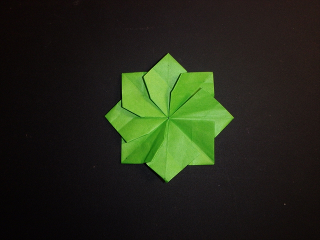 折り紙 ダリア平面の折り方 中学生くらい不器用でも簡単に折れます