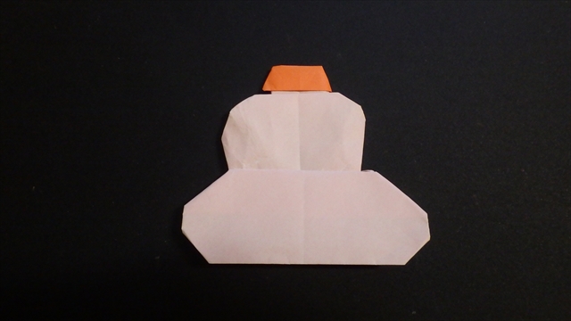 正月飾りは折り紙で簡単に子供と手作りしよう 折り紙の鏡餅の折り方