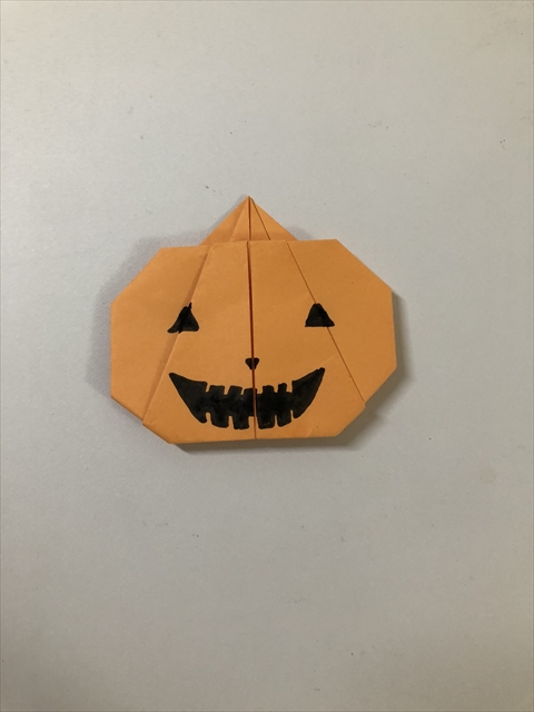 かぼちゃ 折り紙 ハロウィン